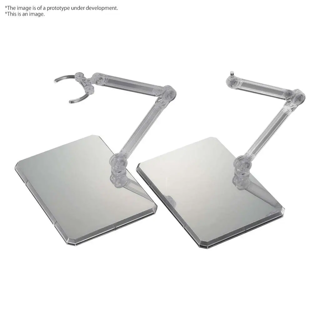 Maquette action base 7 clear mirror stickers set
